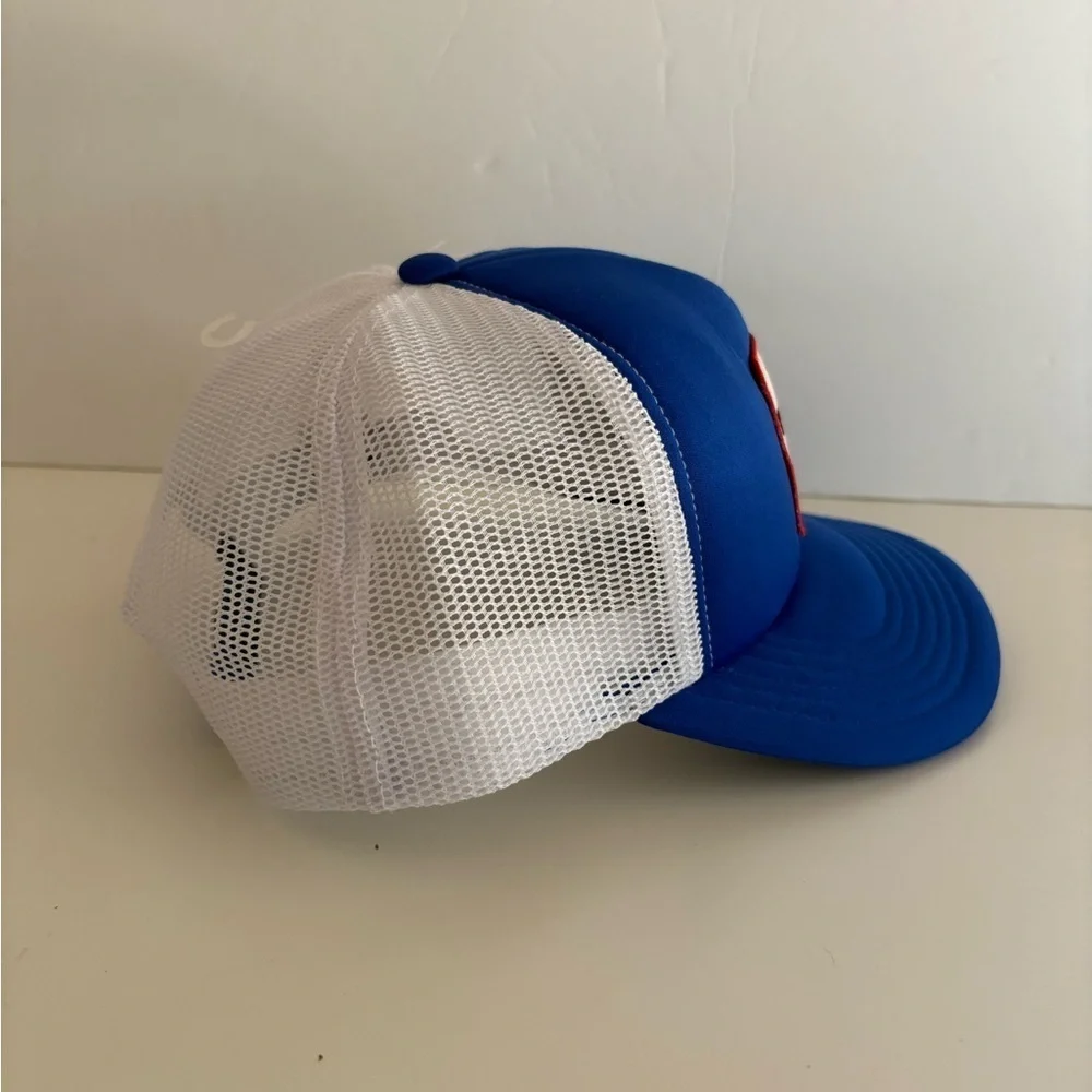 NWOT Obey Okay Blue Trucker Hat